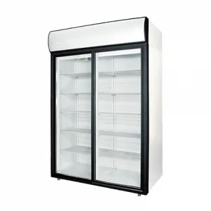 Шкаф среднетемпературный V=1400л, DM 114Sd-S (ШХ-1,4купе) (стекл. двери-купе), +1..+12 