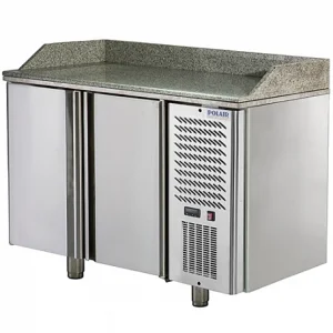 Стол среднетемпературный для пиццы V=270л, ПОЛАИР TM2pizza-G Grande (-2...+10С, 1200х605х850/1000 мм, 2 двери, столешн. гранит)