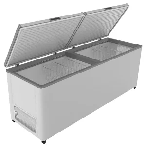Ларь морозильный V=650л, F-800 SD, -12..-25С, 2000х600х820мм, крышка 2-я глухая(4 корзины) 