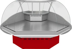 Витрина среднетемпературная угловая 1,22 кв. м 