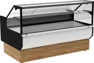 Витрина среднетемпературная 1,2  кв.м ВХС-2,0 Carboma GC95 (0...+7, 1955х970х1200 мм.)