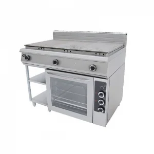 Плита газовая со сплошной поверхн. с жароч. шкафом Ф6ЖТЛСПДГ(п)/ 13012п (800х1180х1050 мм, 24,5кВт)