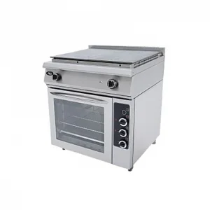 Плита газовая со сплошной поверхн. с жароч. шкафом Ф5ЖТЛСПДГ(п)/ 13010(п) (800х800х900, 17,3,220В)