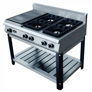 Плита газовая 4-х конфорочная со сплош. поверхн. (на подставке) Ф6ЖТЛСПГ(п) (1+4)/ 13061/50061