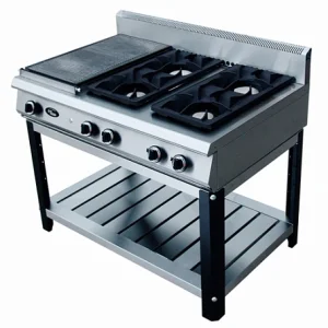 Плита газовая 4-х конфорочная со сплош. поверхн. (на подставке) Ф6ЖТЛСПГ(п) (1+4)/ 13061/50061