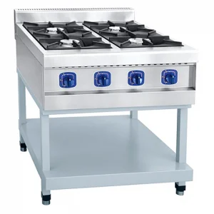 Плита газовая 4-х конфорочная без жароч. шкафа (на окраш. подставке) ПГК-49 П (900х800х970мм, 24кВт)