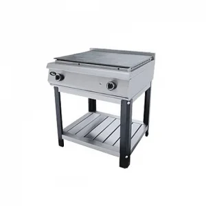 Плита газовая без духовки со сплошной поверхностью Ф4ЖТЛСПГ (п) (800х800х900 мм, 2 горелки, 220 В, 14,4 кВт, масса 121 кг)