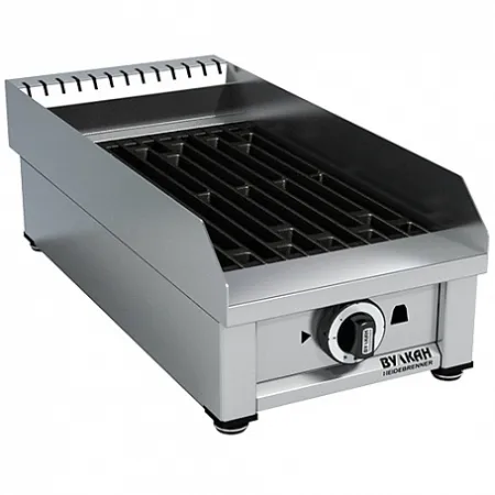Гриль классический газовый BPD 01 Slim/ 81011 настольный, 1 конфорка  (300х650х150мм, 6,4кВт)