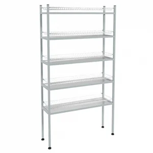 Стеллаж для стаканов ЭКОНОМ СКСК-5КЭ (сетки хром., каркас окраш), 895х270х1680(1700) мм