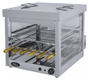 Шашлычница электрическая Ф1ШстЭ/ 21303 (на 6 шампуров, стеклянная) (550х555х520мм, 3,5 кВт, 220В)