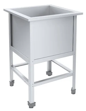 Ванна моечная ПРОФ ЦК ВМО 1/530 630х630х870 (890) мм