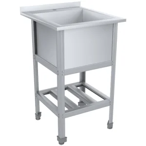 Ванна моечная СТАНДАРТ ЦК с бортом ВМО1-430СЦК-Мб (530х600х870(890)