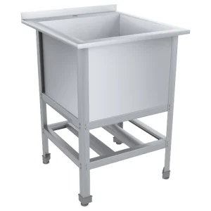 Ванна моечная СТАНДАРТ ЦК с бортом ВМО1-530СЦК-Мб (630х700х870(890)