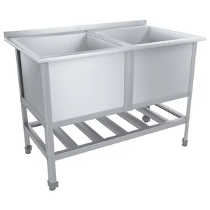 Ванна моечная СТАНДАРТ ЦК с бортом ВМО2-530СЦК-Мб (1215х700х870(890)