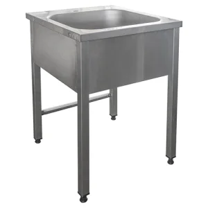 Ванна моечная цельнотянутая ПРОФИ ВМОц1-450ПНТ 550х600х850-870мм, (емкость 450х450х300мм)