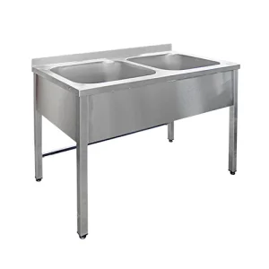 Ванна моечная цельнотянутая ПРОФИ ВМОцб2-450ПНТ с бортом 1050х600х890-910мм, (емкость 450х450х300 мм)