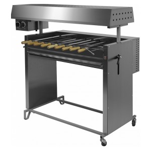 Шашлычница газовая Ф2ШГ (на 10 шампуров) (1120х600х1190 мм, 220В, 9кВт, масса 73 кг)