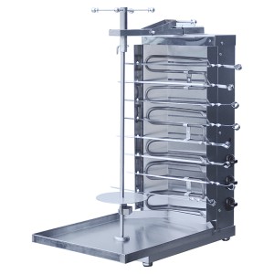 Шаурма электрическая Ф3ШмЭ (3 ТЭНа, с мотором) (425х690х1070мм, 220В, 8кВт, масса 15кг)