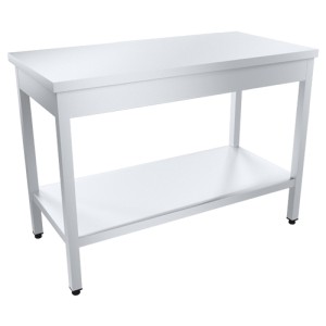 Стол разделочный ПРОФИ НТ AISI304 СРО-9/7П304НТ 900х700 мм полка сплош. нерж.