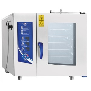 Пароконвектомат без гастроемк. на 6 ур. ПКА6-1/1ПМФ(морской, парогенер, 6GN1/1, нерж, 3х-кан. щуп)