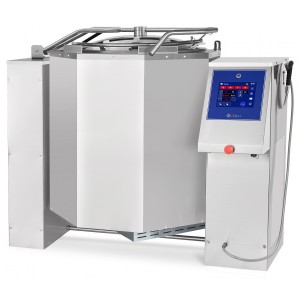 Котел пищеварочный опрокид. КПЭМ-250-ОМП с миксером (TFT-экран, 1510х1057х1330мм, 250 л, пар. рубашка, програм. управл)