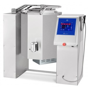 Котел пищеварочный КПЭМ-60-ОМП с TFT-экраном с миксером пар. рубашка (60л, 1132х821х1173, 120С)