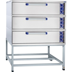 Шкаф пекарский ЭШ-3к (лицо нерж.) 1300х1080х1650 мм, 15,6кВт (в 1 камере 24 хлеб.формы №7)