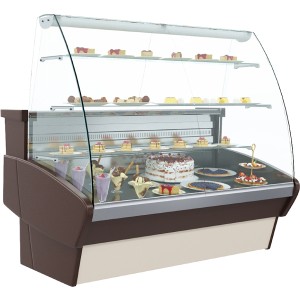 Витрина среднетемпературная кондит. 1,12 кв.м ВХСд-1,5 (3 полки, 0...+7С, 1480х990х1400 мм.) 