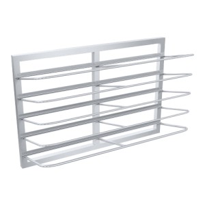 Полка для кухонных досок ПКНД-5 нерж. (600х400х220 мм.)