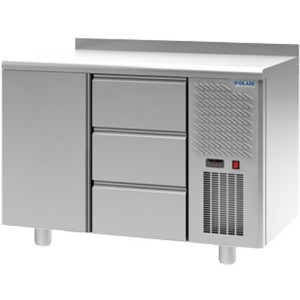 Стол среднетемп. V=320л, ПОЛАИР TM2GN-03-G Grande (- 2...+10С, 1200х705х850/910мм, 1 дв., 3 ящ.)