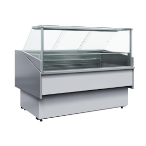 Витрина низкотемпературная ВХСн-1,25 Carboma CG110  (до -18, 1290x1110x1200мм) БЕЗ БОКОВИН