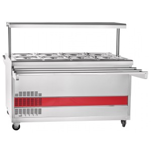 Прилавок холодильный ПВВ(Н)-70ПМ-01-НШ передвижной, открытый