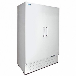 Шкаф холодильный комбинированный  ЭЛЬТОН 1,0К (1245х690х1970мм, 220в, 50Гц, 410Вт, 0…+7 / -18С, 10 полок, масса 155кг)
