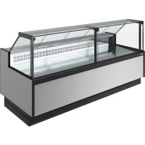 Витрина холодильная Carboma Bavaria 4 GC110 SM 2,0-1 версия 2.0 9006-9005 (без боковин)