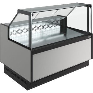 Витрина холодильная Carboma Palm 3 GC95 SV 1,5-1 версия 2.0 (9006-9005 без боковин)