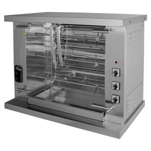 Гриль электрический шампурный Ф3У1Э (задняя стенка стекло) (950х430х750 мм, 380В, 6,8 кВт, масса 56кг)