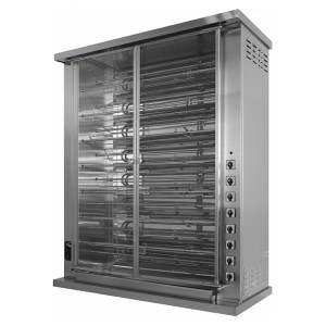 Гриль электрический шампурный Ф8Ш2Э (1280х570х1620 мм, 380В, 19,5 кВт, масса 170,5кг)