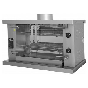 Гриль газовый шампурный Ф2У1Г  (950х430х765 мм, 220В, 7кВт, масса 42кг)