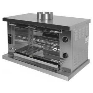 Гриль газовый шампурный Ф2У2Г (950х570х765 мм, 220В, 7кВт, масса 51кг)