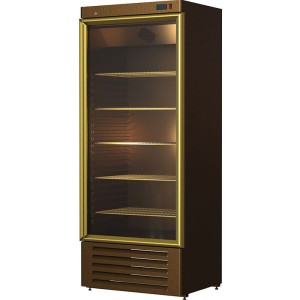 Шкаф среднетемпературный V=560л, R560Св Carboma (стекл.дверь),  +1..+12, 825х625х2020 мм, подсветка 