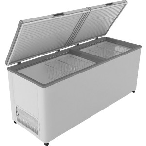 Ларь морозильный V=580л, F-700 SD, -12...-25С,1800х600х820мм крышка двойная глухая (4 корзины)