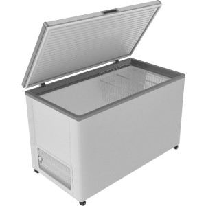 Ларь морозильный V=393л, F-400 S, -12...-25С, 1200х600х820мм, крышка глухая (2 корзины) 