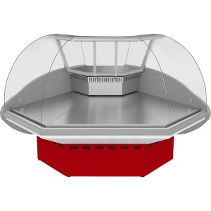 Витрина среднетемпературная угловая 1,22 кв. м 