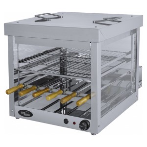 Шашлычница электрическая Ф1ШстЭ/ 21303 (на 6 шампуров, стеклянная) (550х555х520мм, 3,5 кВт, 220В)